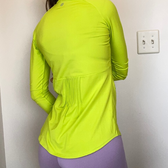 Athleta Malibu Hike Half Zip Neon - Picture 6 of 6